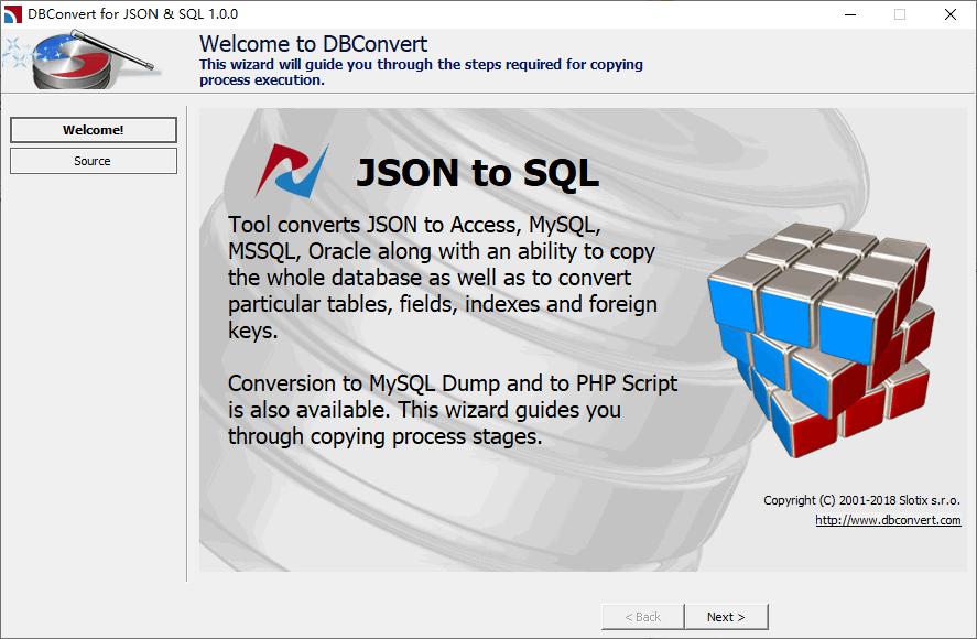 DBConvert for JSON and SQL下载,数据库转换器