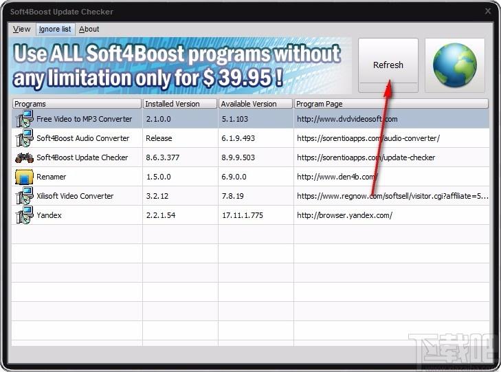 Soft4Boost Update Checker下载,应用程序更新软件